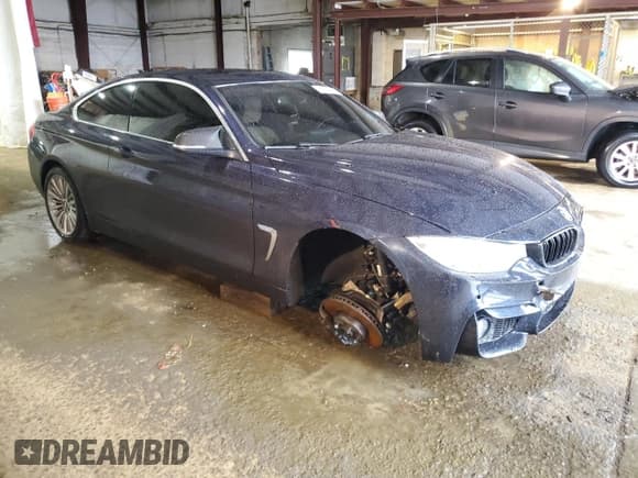 ✅ 2014 BMW 4 Series 435i xDrive • VIN: WBA3R5C58EK188539 • Lot: 90083895. Listed on Copart with 116,662 mi. Free auction sales archive from the USA and detailed vehicle history report at DreamBid. Image 4.