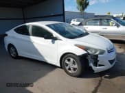 ✅ 2014 Hyundai Elantra SE • VIN: 5NPDH4AE6EH516661 • Lot: 43502240. Listed on IAAI with 172,889 mi. Free auction sales archive from the USA and detailed vehicle history report at DreamBid. Image 1.