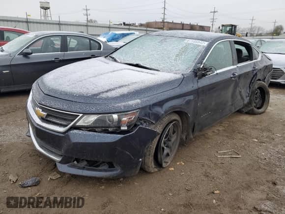 2018 Chevrolet Impala LS with VIN 2G11X5SA5J9168154, listed as a Copart auction lot 49161144 with Not provided miles and Non repairable. Bid and sale history available at DreamBid. Image 1.