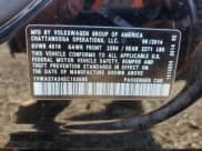 ✅ 2014 Volkswagen Passat S • VIN: 1VWAS7A34EC103585 • Lot: 70380135. Wystawiony na Copart z przebiegiem 122 892 mil. Bezpłatny archiwum sprzedaży aukcyjnych z USA i szczegółowy raport historii pojazdu na DreamBid. Zdjęcie 13.