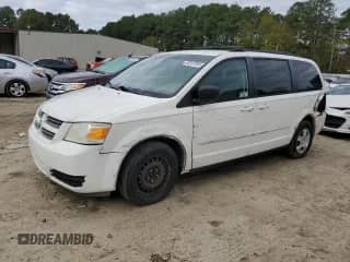2009 Dodge Grand Caravan SE with VIN 2D8HN44E29R593219, listed as a Copart auction lot 85507595 with 202,155 mi miles and Salvage title. Bid and sale history available at DreamBid. Image 1.