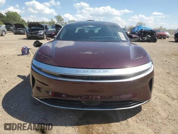 ✅ 2023 Lucid Air Touring • VIN: 50EA1TEA0PA002321 • Lot: 69931365. Listed on Copart with Not provided. Free auction sales archive from the USA and detailed vehicle history report at DreamBid. Image 5.