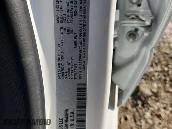 2021 Ram 1500 Tradesman z VIN 1C6SRFCT5MN644696, wystawiony jako Copart lot #80673295 z przebiegiem 81 462 mil mil oraz Szkoda całkowita • Salvage title. Historia ofert i sprzedaży dostępna na DreamBid. Obrazek 12.