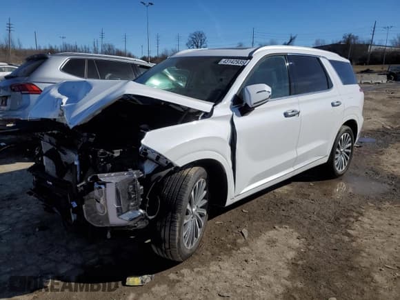 ✅ 2024 Hyundai Palisade Calligraphy • VIN: KM8R7DGE3RU727128 • Лот: 43142935. Опубликован ранее на Copart с пробегом 8 736 миль. Бесплатный доступ к архиву аукционных продаж из США и подробный отчёт об истории автомобиля на DreamBid. Изображение 1.