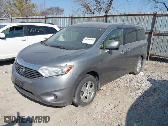 ✅ 2012 Nissan Quest SV • VIN: JN8AE2KP7C9047283 • Lot: 41760053. Wystawiony na IAAI z przebiegiem 160 000 mil. Bezpłatny archiwum sprzedaży aukcyjnych z USA i szczegółowy raport historii pojazdu na DreamBid. Zdjęcie 2.