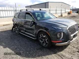 2022 Hyundai Palisade Calligraphy с VIN KM8R7DHEXNU407264, выставлен на аукционе Copart как лот 44373914 с пробегом 21 273 миль миль и Списание • Salvage title. История ставок и продаж доступна на DreamBid. Изображение 4.
