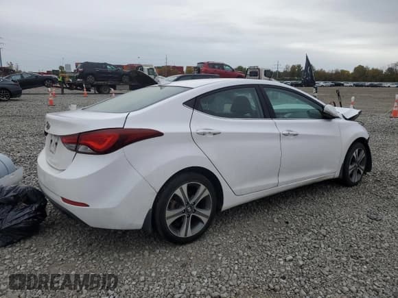 ✅ 2015 Hyundai Elantra Sport • VIN: KMHDH4AH3FU382737 • Lot: 90008505. Listed on Copart with Not provided. Free auction sales archive from the USA and detailed vehicle history report at DreamBid. Image 3.