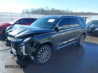 ✅ 2023 Hyundai Palisade Calligraphy • VIN: KM8R7DGE7PU510100 • Лот: 41334722. Опубликован ранее на IAAI с пробегом 56 579 миль. Бесплатный доступ к архиву аукционных продаж из США и подробный отчёт об истории автомобиля на DreamBid. Изображение 2.
