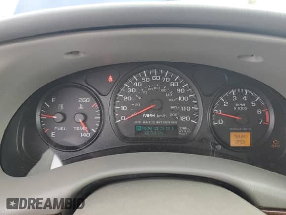 2003 Chevrolet Impala LS с VIN 2G1WH55K839127575, выставлен на аукционе Copart как лот 68585574 с пробегом 187 874 миль миль и Списание • Salvage title. История ставок и продаж доступна на DreamBid. Изображение 9.