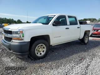 2018 Chevrolet Silverado 1500 Work Truck with VIN 3GCUKNEC6JG228304, listed as a Copart auction lot 58398625 with 126,701 mi miles and Salvage title. Bid and sale history available at DreamBid. Image 1.