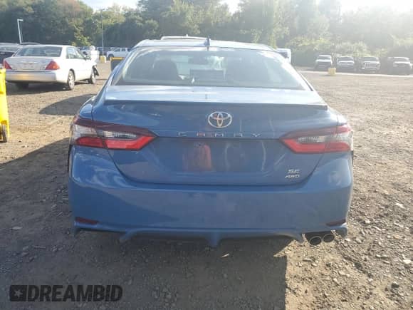 2023 Toyota Camry SE with VIN 4T1T11BK9PU077933, listed as a Copart auction lot 71161015 with 48,420 mi miles and Salvage title. Bid and sale history available at DreamBid. Image 6.