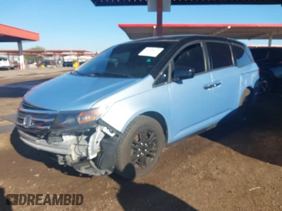 ✅ 2013 Honda Odyssey EX • VIN: 5FNRL5H44DB013859 • Lot: 43758677. Listed on IAAI with 161,538 mi. Free auction sales archive from the USA and detailed vehicle history report at DreamBid. Image 2.