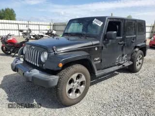 ✅ 2018 Jeep Wrangler Unlimited Sahara • VIN: 1C4BJWEG0JL841864 • Lot: 65400245. Listed on Copart with 61,039 mi. Free auction sales archive from the USA and detailed vehicle history report at DreamBid. Image 1.
