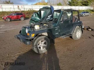 ✅ 2000 Jeep Wrangler Sport • VIN: 1J4FA49S4YP787048 • Lot: 89512355. Wystawiony na Copart z przebiegiem Nie podano. Bezpłatny archiwum sprzedaży aukcyjnych z USA i szczegółowy raport historii pojazdu na DreamBid. Zdjęcie 1.