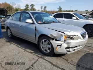 2006 Hyundai Elantra GLS z VIN KMHDN46DX6U312666, wystawiony jako Copart lot #78516784 z przebiegiem 125 824 mil mil oraz Szkoda całkowita • Salvage title. Historia ofert i sprzedaży dostępna na DreamBid. Obrazek 4.