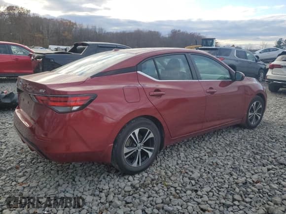 ✅ 2021 Nissan Sentra SV • VIN: 3N1AB8CV5MY268772 • Lot: 92700415. Listed on Copart with 29,141 mi. Free auction sales archive from the USA and detailed vehicle history report at DreamBid. Image 3.