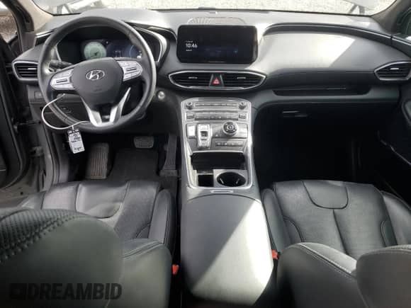 2022 Hyundai Santa Fe Calligraphy with VIN 5NMS5DAL7NH396784, listed as a Copart auction lot 89703515 with 57,337 mi miles and Salvage title. Bid and sale history available at DreamBid. Image 8.