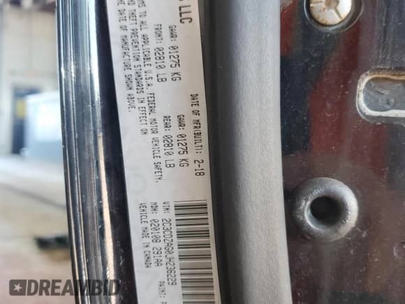 2018 Dodge Challenger SXT z VIN 2C3CDZAG0JH236229, wystawiony jako Copart lot #84886725 z przebiegiem 73 576 mil mil oraz Szkoda całkowita • Salvage title. Historia ofert i sprzedaży dostępna na DreamBid. Obrazek 13.