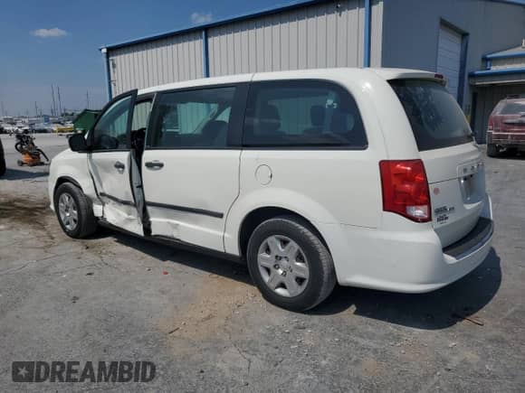 2013 Dodge Grand Caravan American Value with VIN 2C4RDGBG1DR541763, listed as a Copart auction lot 80892985 with 49,111 mi miles and Salvage title. Bid and sale history available at DreamBid. Image 2.