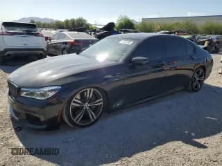✅ 2017 BMW 7 Series 750i • VIN: WBA7F0C59HGM21302 • Lot: 58413185. Listed on Copart with 56,605 mi. Free auction sales archive from the USA and detailed vehicle history report at DreamBid. Image 1.