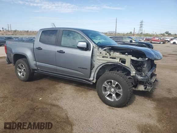 2020 Chevrolet Colorado 2WD Z71 z VIN 1GCGSDEN8L1226905, wystawiony jako Copart lot #63519215 z przebiegiem 71 209 mil mil oraz Szkoda całkowita • Salvage title. Historia ofert i sprzedaży dostępna na DreamBid. Obrazek 4.
