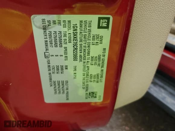 ✅ 2012 Chevrolet Suburban LTZ • VIN: 1GNSKKE76CR220660 • Lot: 73605314. Wystawiony na Copart z przebiegiem 248 822 mil. Bezpłatny archiwum sprzedaży aukcyjnych z USA i szczegółowy raport historii pojazdu na DreamBid. Zdjęcie 15.