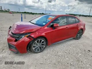 ✅ 2021 Toyota Corolla SE • VIN: JTDP4MCE3MJ053972 • Лот: 64316695. Опубликован ранее на Copart с пробегом 35 418 миль. Бесплатный доступ к архиву аукционных продаж из США и подробный отчёт об истории автомобиля на DreamBid. Изображение 1.