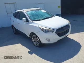 ✅ 2015 Hyundai Tucson SE • VIN: KM8JU3AG8FU106649 • Lot: 43334738. Listed on IAAI with 144,311 mi. Free auction sales archive from the USA and detailed vehicle history report at DreamBid. Image 1.
