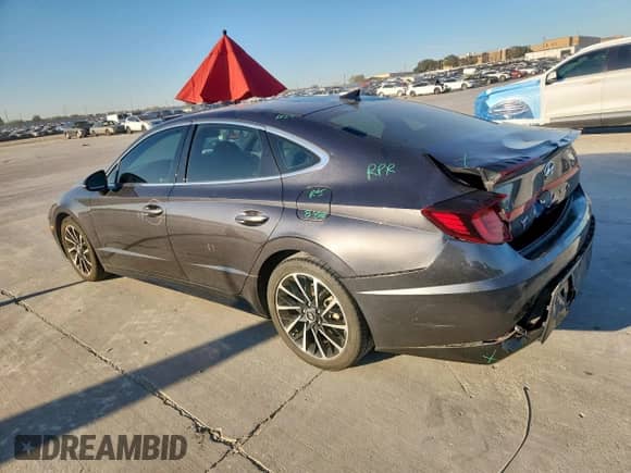 2020 Hyundai Sonata SEL Plus z VIN 5NPEJ4J21LH031484, wystawiony jako Copart lot #86283985 z przebiegiem 80 721 mil mil oraz Szkoda całkowita • Salvage title. Historia ofert i sprzedaży dostępna na DreamBid. Obrazek 2.