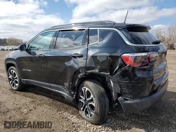 ✅ 2022 Jeep Compass High Altitude • VIN: 3C4NJDCB5NT224544 • Лот: 49368335. Опубликован ранее на Copart с пробегом 18 094 миль. Бесплатный доступ к архиву аукционных продаж из США и подробный отчёт об истории автомобиля на DreamBid. Изображение 2.