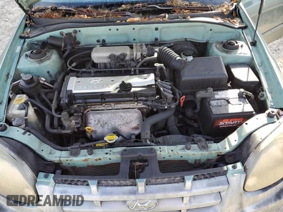 2005 Hyundai Accent GLS with VIN KMHCG35C75U328380, listed as a Copart auction lot 74935354 with 4,848 mi miles and Salvage title. Bid and sale history available at DreamBid. Image 11.