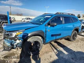 ✅ 2025 Subaru Outback Wilderness • VIN: 4S4BTGUD9S3154192 • Lot: 91674735. Listed on Copart with 9,179 mi. Free auction sales archive from the USA and detailed vehicle history report at DreamBid. Image 1.