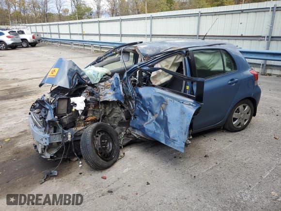 ✅ 2010 Toyota Yaris • VIN: JTDKT4K32A5287554 • Lot: 89816745. Listed on Copart with Not provided. Free auction sales archive from the USA and detailed vehicle history report at DreamBid. Image 1.