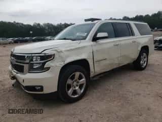 2015 Chevrolet Suburban LT z VIN 1GNSKJKCXFR309776, wystawiony jako Copart lot #74351814 z przebiegiem 162 346 mil mil oraz Szkoda całkowita • Salvage title. Historia ofert i sprzedaży dostępna na DreamBid. Obrazek 1.