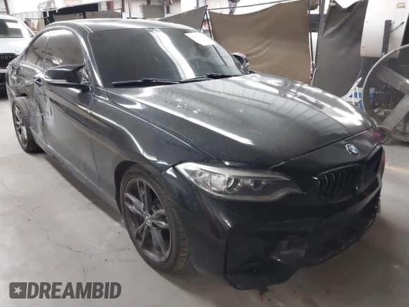 ✅ 2015 BMW 2 Series M235i • VIN: WBA1J7C57FV253827 • Lot: 42875074. Listed on IAAI with 173,234 mi. Free auction sales archive from the USA and detailed vehicle history report at DreamBid. Image 1.