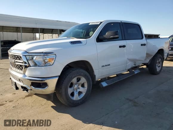 ✅ 2023 Ram 1500 Lone Star • VIN: 1C6SRFMT7PN524871 • Lot: 46544385. Listed on Copart with 29,483 mi. Free auction sales archive from the USA and detailed vehicle history report at DreamBid. Image 1.