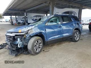 ✅ 2025 Chevrolet Equinox FWD LT • VIN: 3GNAXHEG8SL311905 • Lot: 64692055. Wystawiony na Copart z przebiegiem 6 245 mil. Bezpłatny archiwum sprzedaży aukcyjnych z USA i szczegółowy raport historii pojazdu na DreamBid. Zdjęcie 1.