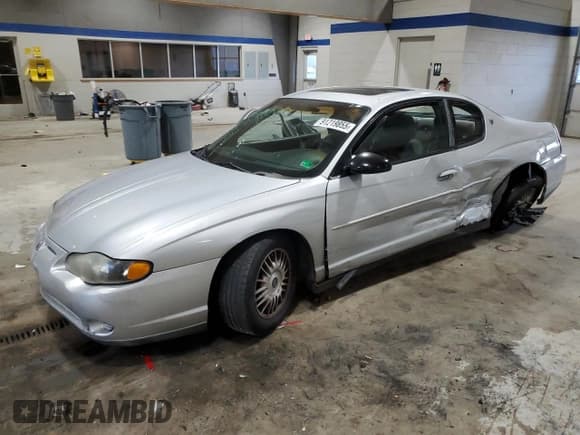 ✅ 2002 Chevrolet Monte Carlo LS • VIN: 2G1WW12E929193578 • Lot: 91219855. Listed on Copart with 201,469 mi. Free auction sales archive from the USA and detailed vehicle history report at DreamBid. Image 1.