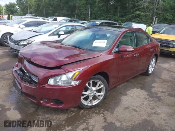 ✅ 2013 Nissan Maxima SV • VIN: 1N4AA5AP4DC815032 • Lot: 42964700. Listed on IAAI with 153,632 mi. Free auction sales archive from the USA and detailed vehicle history report at DreamBid. Image 2.