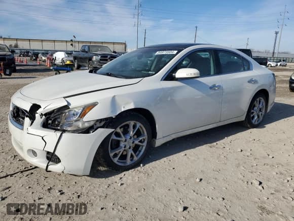 ✅ 2012 Nissan Maxima SV • VIN: 1N4AA5AP2CC821913 • Lot: 84973504. Listed on Copart with 126,453 mi. Free auction sales archive from the USA and detailed vehicle history report at DreamBid. Image 1.