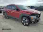 2024 Hyundai Kona SEL with VIN KM8HBCAB2RU089229, listed as a Copart auction lot 86315314 with 6,712 mi miles and Salvage title. Bid and sale history available at DreamBid. Image 4.