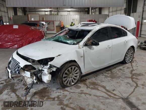✅ 2011 Buick Regal CXL RL4 • VIN: W04GS5EC0B1006638 • Lot: 42408371. Listed on IAAI with 157,332 mi. Free auction sales archive from the USA and detailed vehicle history report at DreamBid. Image 18.
