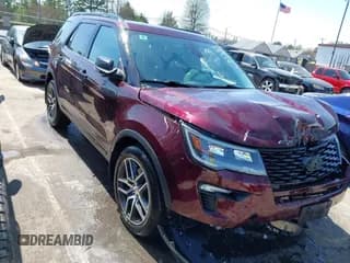 ✅ 2018 Ford Explorer Sport • VIN: 1FM5K8GT4JGB85463 • Lot: 41914412. Wystawiony na IAAI z przebiegiem 59 680 mil. Bezpłatny archiwum sprzedaży aukcyjnych z USA i szczegółowy raport historii pojazdu na DreamBid. Zdjęcie 1.