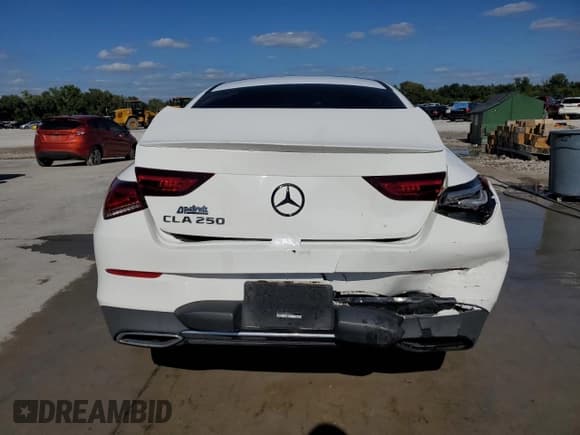 ✅ 2020 Mercedes-Benz CLA 250 • VIN: W1K5J4GB9LN083619 • Lot: 83957815. Wystawiony na Copart z przebiegiem 38 909 mil. Bezpłatny archiwum sprzedaży aukcyjnych z USA i szczegółowy raport historii pojazdu na DreamBid. Zdjęcie 6.