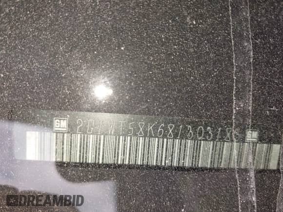 2008 Chevrolet Impala LT с VIN 2G1WT58K681303183, выставлен на аукционе IAAI как лот 43427355 с пробегом 272 506 миль миль и . История ставок и продаж доступна на DreamBid. Изображение 9.