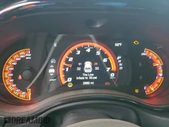 2024 Dodge Durango SRT Hellcat Premium with VIN 1C4SDJH92RC126913, listed as a Copart auction lot 48560465 with 2,682 mi miles and Salvage title. Bid and sale history available at DreamBid. Image 9.