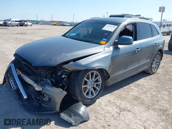 ✅ 2012 Audi Q5 Premium • VIN: WA1CFAFP7CA107125 • Lot: 41994340. Listed on IAAI with 120,575 mi. Free auction sales archive from the USA and detailed vehicle history report at DreamBid. Image 2.