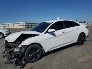 ✅ 2023 Hyundai Elantra Blue • VIN: KMHLM4AJ1PU059492 • Lot: 67859805. Listed on Copart with 23,561 mi. Free auction sales archive from the USA and detailed vehicle history report at DreamBid. Image 1.