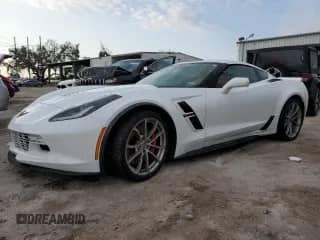 2019 Chevrolet Corvette Grand Sport 2LT with VIN 1G1YY2D73K5110974, listed as a Copart auction lot 75684654 with 6,552 mi miles and Non repairable. Bid and sale history available at DreamBid. Image 1.