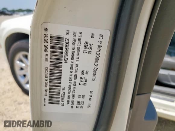 ✅ 2006 Chrysler 300 C • VIN: 2C3KA63H66H112904 • Lot: 56350555. Wystawiony na Copart z przebiegiem 100 530 mil. Bezpłatny archiwum sprzedaży aukcyjnych z USA i szczegółowy raport historii pojazdu na DreamBid. Zdjęcie 12.